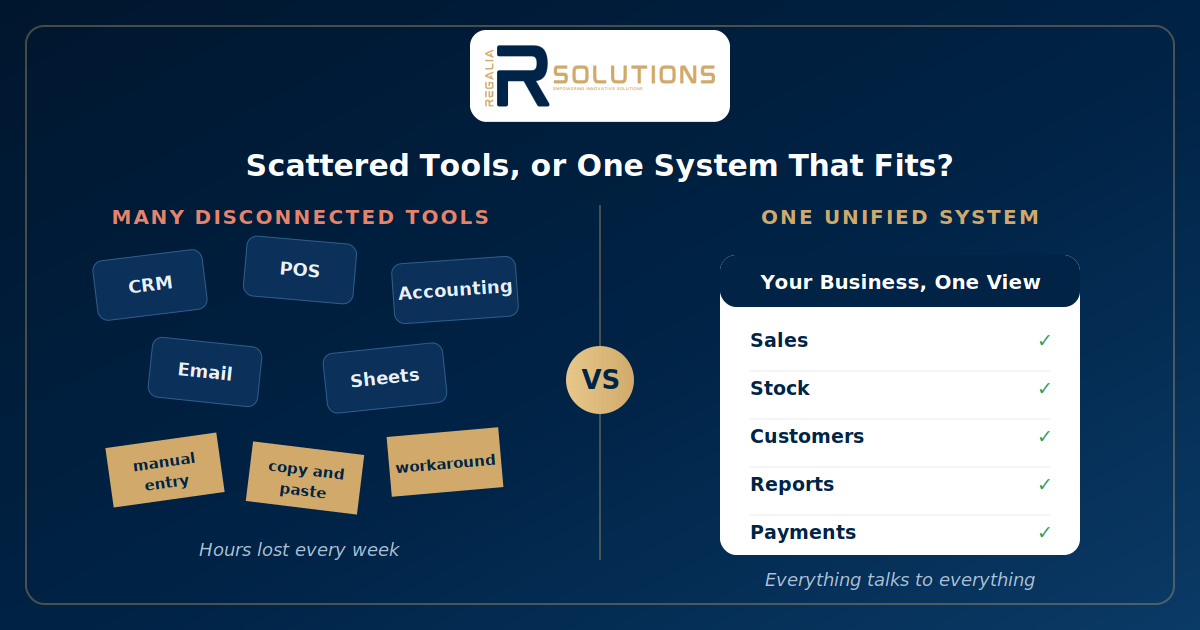 Scattered Tools, or One System That Fits?